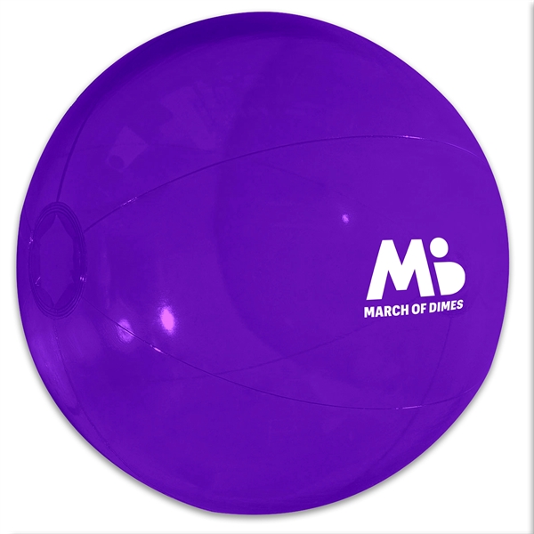 Translucent Purple color option for 16" Beach Ball