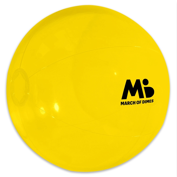 Translucent Yellow color option for 16" Beach Ball