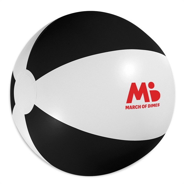 White-Black color option for 16" Beach Ball