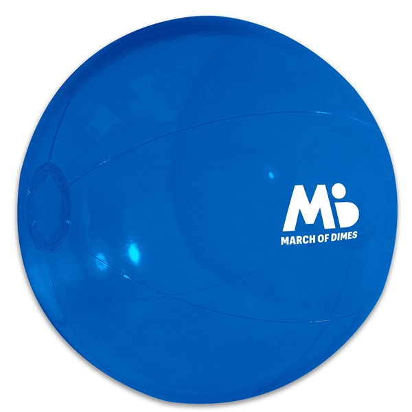 White-Blue color option for 16" Beach Ball