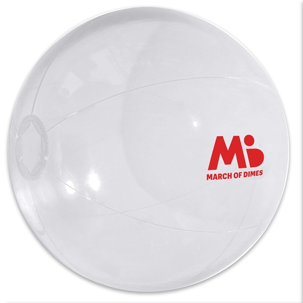 White-Red color option for 16" Beach Ball