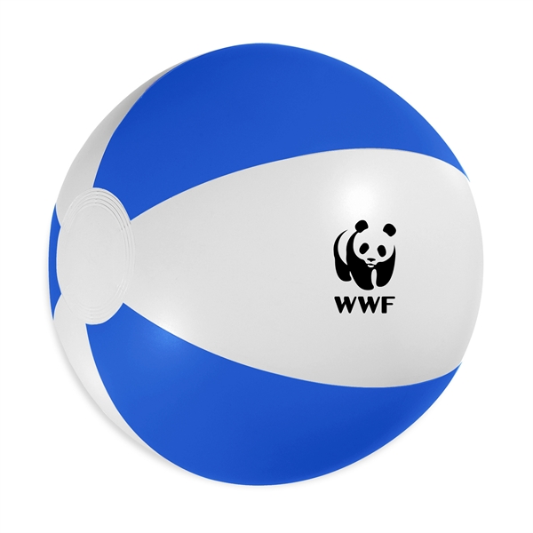 White-Blue color option for 12" Beach Ball
