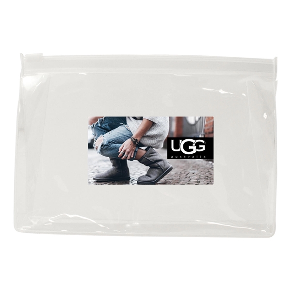 Clear color option for Eva Ziplock Bag With Gusset