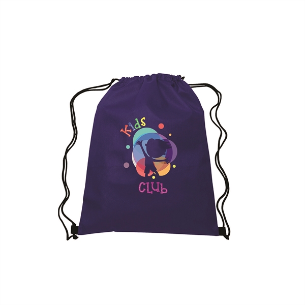 Navy color option for 13"W X 16.5"H Drawstring Non Woven Bag  4 Color