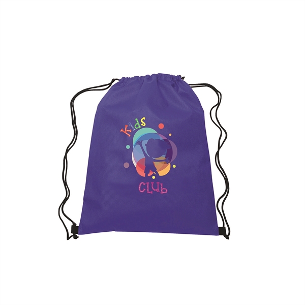 Royal Blue color option for 13"W X 16.5"H Drawstring Non Woven Bag  4 Color
