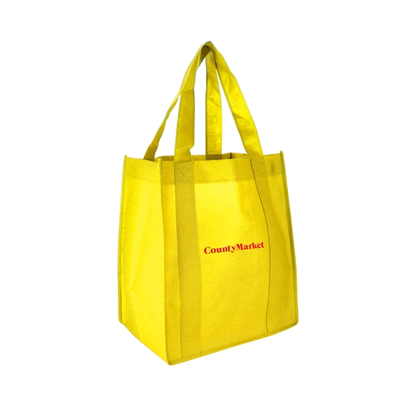 Yellow color option for 13"W X 15"H With A 10" Gusset Shopping Tote