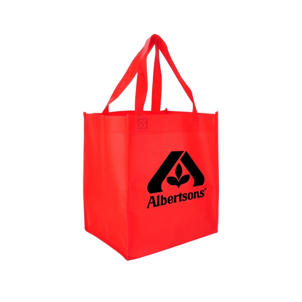 Red color option for 10.5"W X 11.75"H With 8" Gusset Shopping Tote