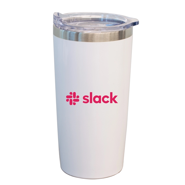 White color option for Antimicrobial 20 Oz Double Wall Stainless Steel Tumbler