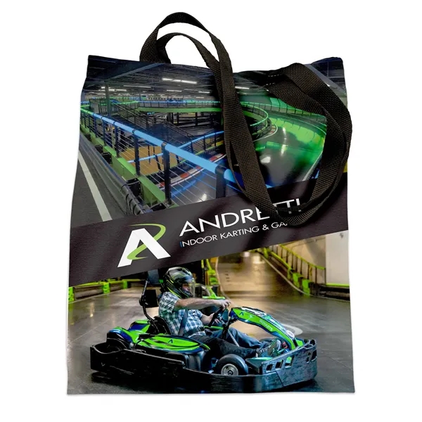 White color option for 13.5"W X 15.5"H Sublimated Tote Bag