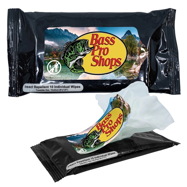Black color option for Deet Free Insect / Bug Repellent Wipes