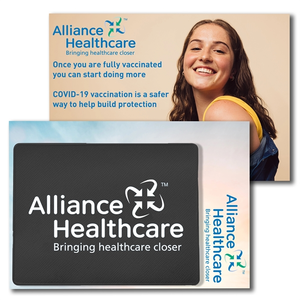 Photo of Postcard With Vaccination Card Holder