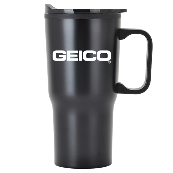 Black color option for 20 Oz Economy Contoured Stainless Steel Mug