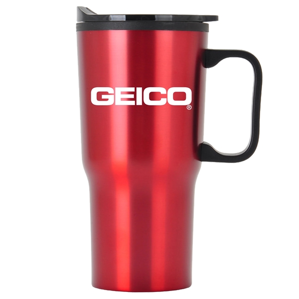 Red color option for 20 Oz Economy Contoured Stainless Steel Mug