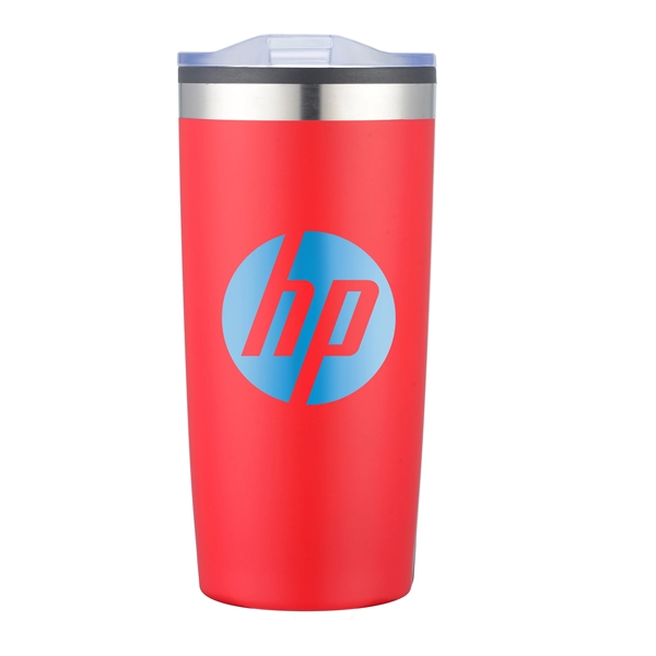 Red color option for 20 Oz. Steel & Pp Liner With Matte Finish Tumbler