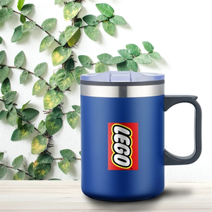 Photo of 14 Oz. Stainless Steel & Pp Camping Mug With Matte Finish