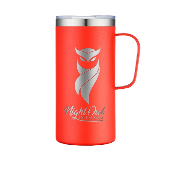 Red color option for 20 Oz. Double Wall, Stainless Steel Camping Mug