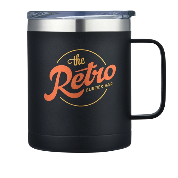 Black color option for 14 Oz. Double Wall, Vacuum Mug W/ Copper Lining