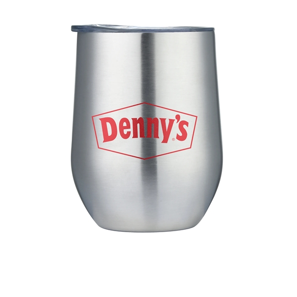 Steel color option for 12 Oz. Double Wall Vacuum Wine Cup