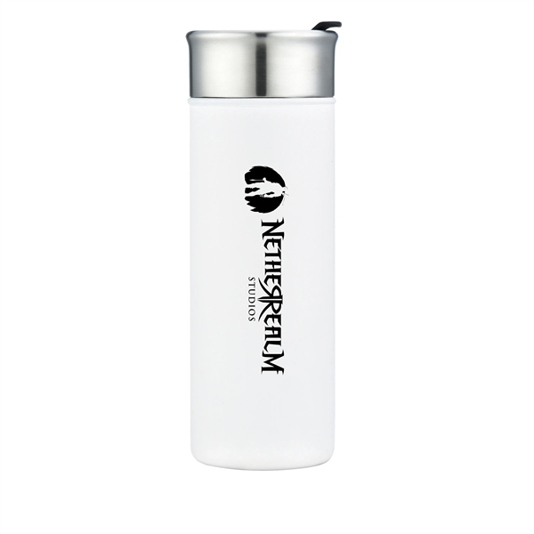 White color option for 18 Oz. Double Wall Stainless Steel Vacuum Tumbler