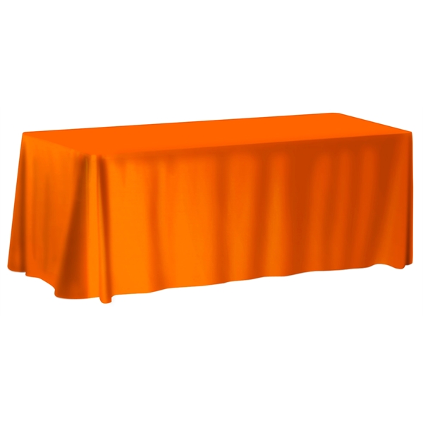 Orange 021C color option for 6' Table Cover   Full Bleed Print