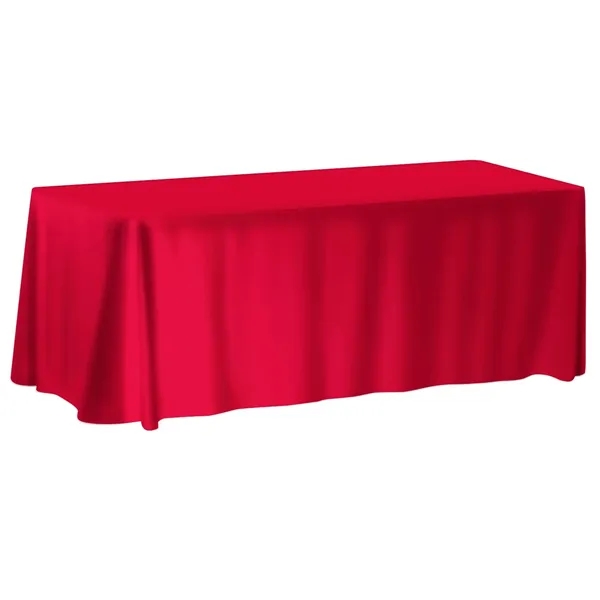 Red 187C color option for 6' Table Cover   Full Bleed Print