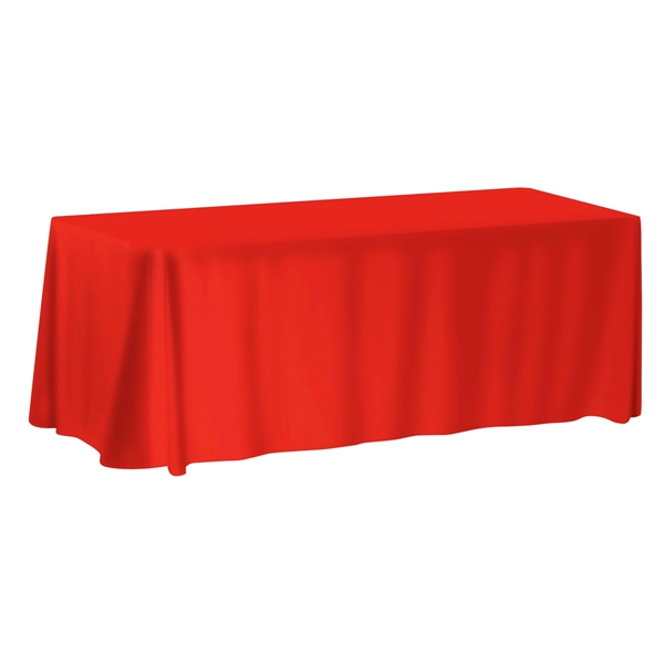 Red 485C color option for 6' Table Cover   Full Bleed Print