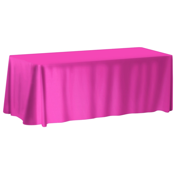 Pink 232C color option for 8' Table Cover   Front Print Only