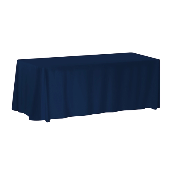 Blue 282C color option for 6' Table Cover   Front Print Only