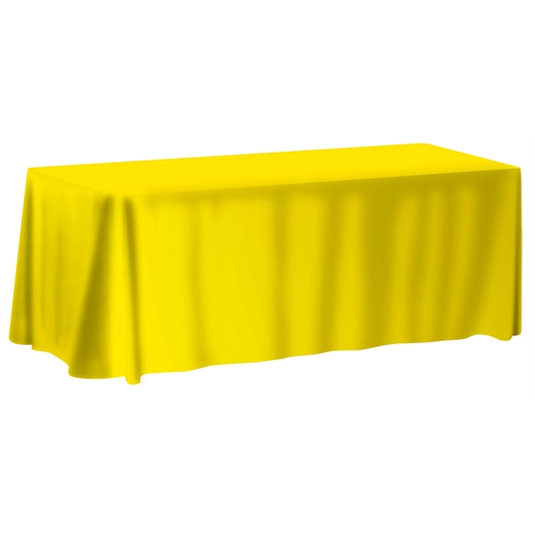 Yellow C color option for 6' Table Cover   Front Print Only