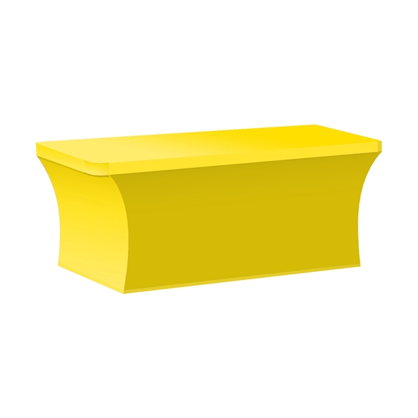 Yellow C color option for 8' Stretch Table Cover Stock Color   Front Print Only