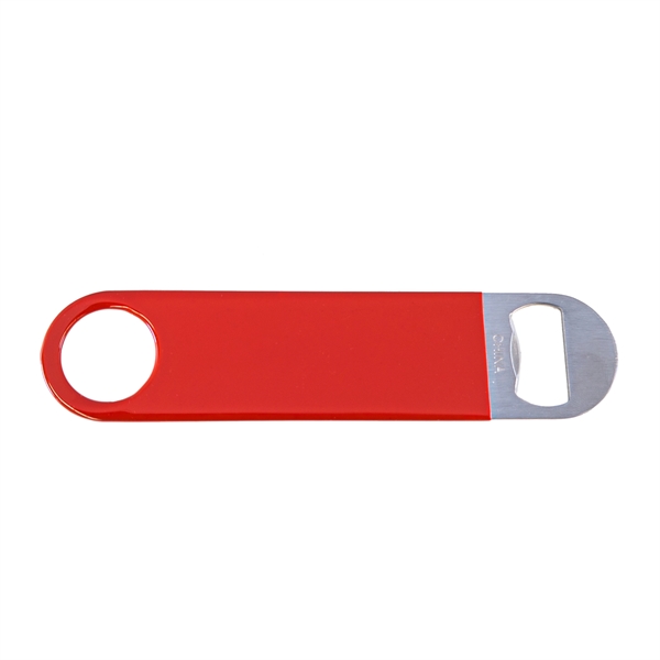 Red color option for Vinyl Coated Stainless Steel Bottle Opener