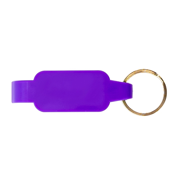 Purple color option for Key Chain Bottle / Can Opener With Split Ring