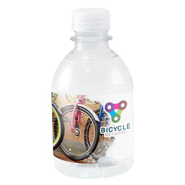 Clear color option for 8 Oz Aquatek Bottled Water