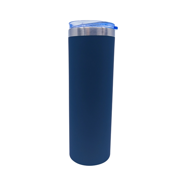Navy Blue color option for 22 Oz Rubberized Stainless Steel Slim Tumbler