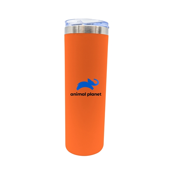 Orange color option for 22 Oz Rubberized Stainless Steel Slim Tumbler