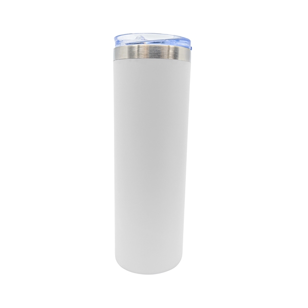 White color option for 22 Oz Rubberized Stainless Steel Slim Tumbler