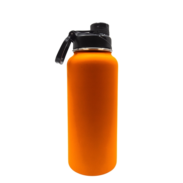 Orange color option for 32.5 Oz Rubberized Stainless Steel Water Bottle