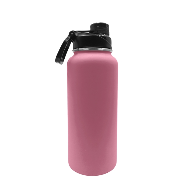 Pink color option for 32.5 Oz Rubberized Stainless Steel Water Bottle