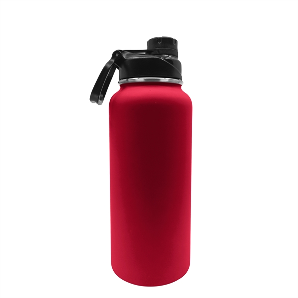 Red color option for 32.5 Oz Rubberized Stainless Steel Water Bottle