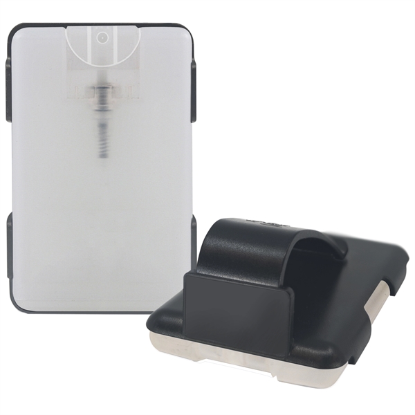 Frost color option for Easy Reach Tm Auto Visor Clip With Credit Card Sanitizer