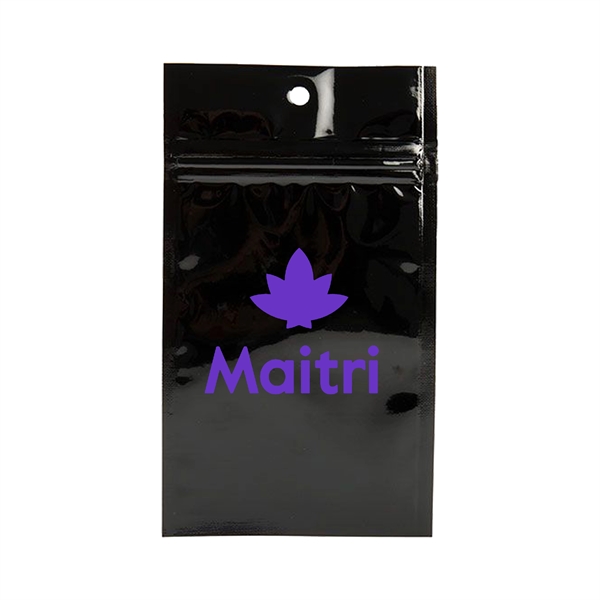 Black color option for 1 Gram, 2 Gram, 3.5 Gram Barrier Bag 3" X 4 1/2"
