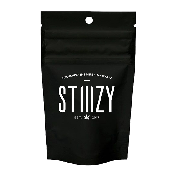 Black color option for 1   2 Gram Child Resistant Pouch / Exit Bag 3 1/8" X 2"