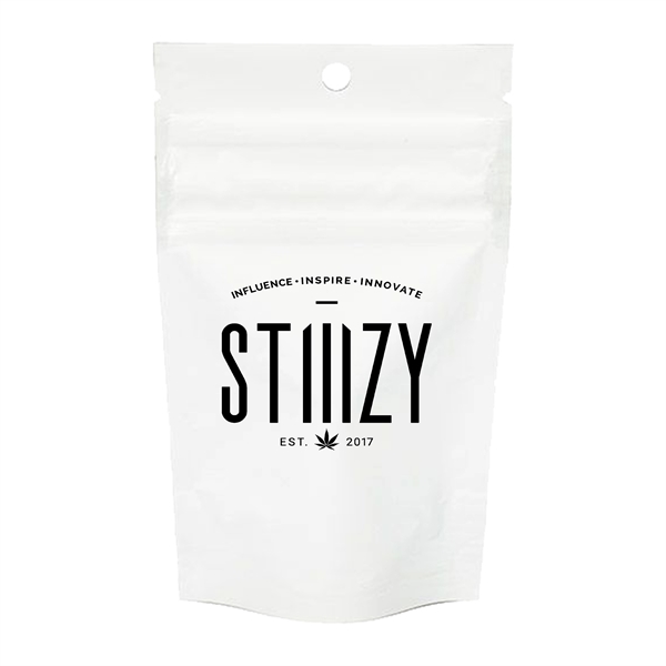 White color option for 1   2 Gram Child Resistant Pouch / Exit Bag 3 1/8" X 2"