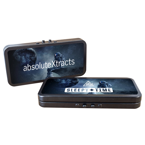 Black color option for Child Resistant Joint / Edible Hinged Tin Box