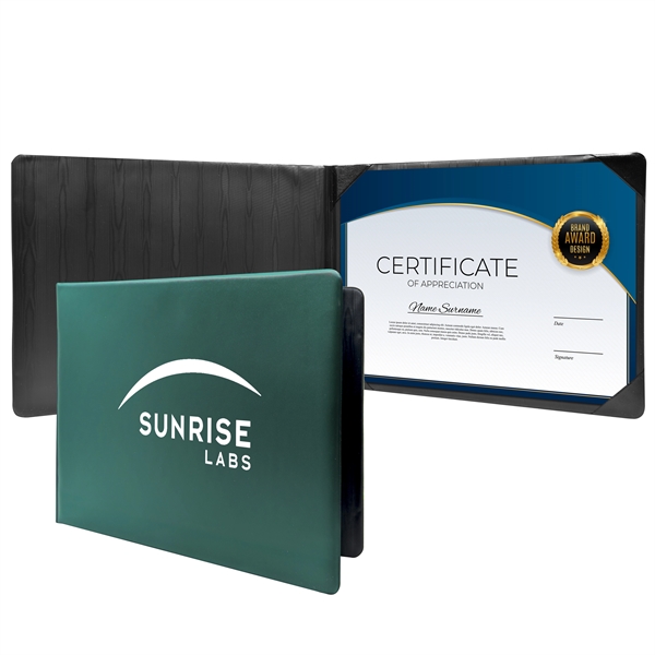 Green color option for Padded Diploma Holder