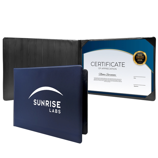 Navy color option for Padded Diploma Holder