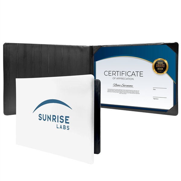 White color option for Padded Diploma Holder