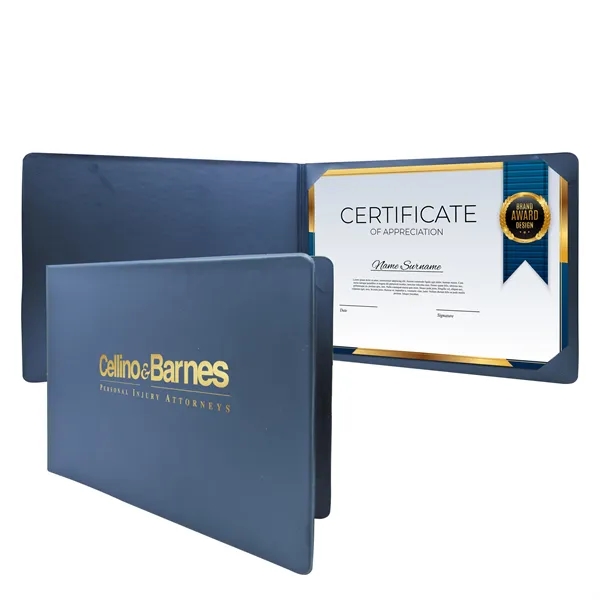 Navy Blue color option for Diploma Holder Economy Landscape