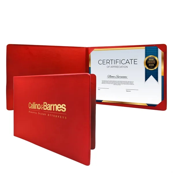 Red color option for Diploma Holder Economy Landscape