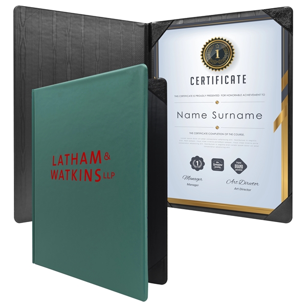 Green color option for Diploma Holder Padded Portrait